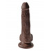 Фаллоимитатор на присоске с мошонкой King Cock 6 Cock with Balls, 17.8 см