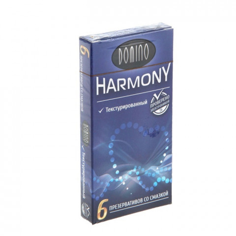 Текстурированные презервативы Domino Harmony, 6 шт