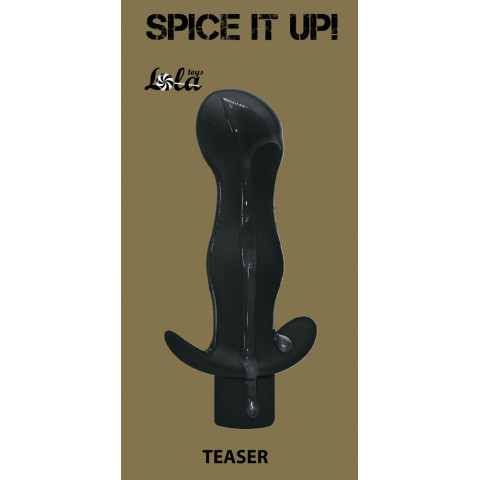 Анальная пробка с вибрацией Teaser от Lola Toys Spice It Up, 9 см