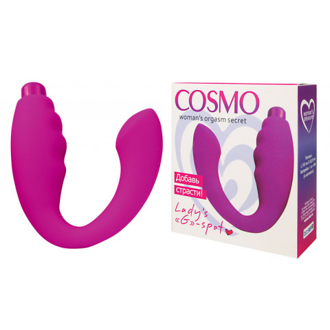 Вибратор для точки G Cosmo 24,5 см.