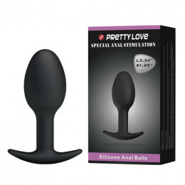 Анальный стимулятор Black Pretty Love 8.5 см Анальный стимулятор Black Pretty Love 8.5 см